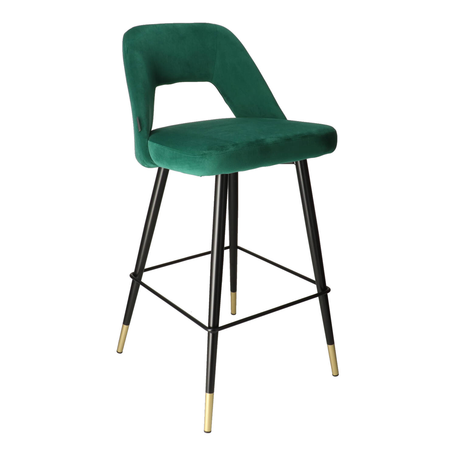 DL FANNY Green design Upholstered indoor bar stool
